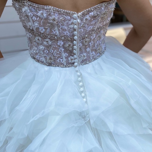 Randy Fenoli Angelina Ball Gown Wedding Dress 10 - Picture 4 of 15